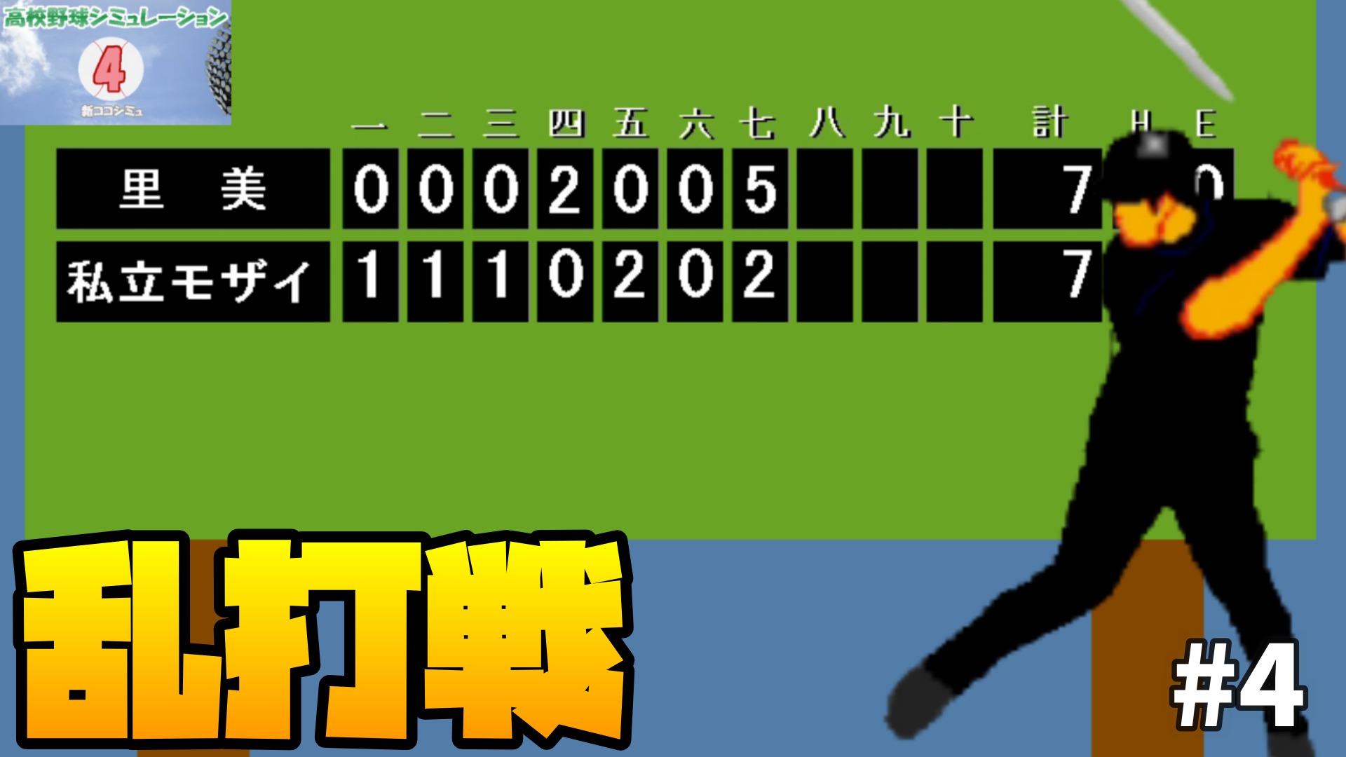 躍動するギリギリナイン 高校野球シミュレーション4 第4球 アシタエンタ